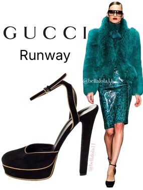 NEW IN BOX AUTHENTIC GUCCI RUNWAY HEELS